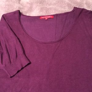 San Francisco woman’s short sleeve sweater. Size Medium. Vintage